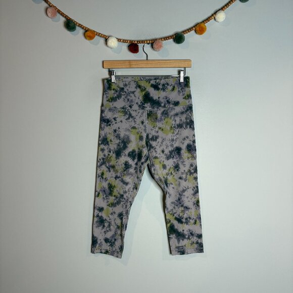 Lululemon Align High-Rise Crop 21" Radial Tie Dye Mauve Grey Multi - Picture 2 of 6